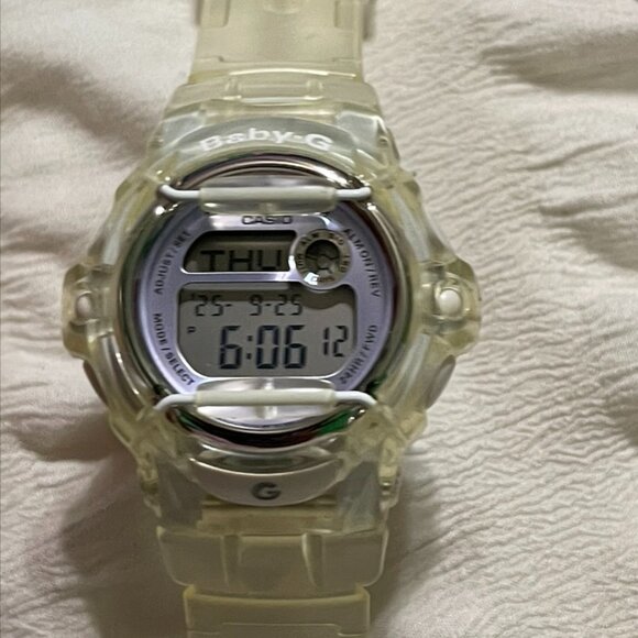 Casio Baby-G Digital Watch – Yellow Clear Band, Fully Working with Date - Picture 1 of 7